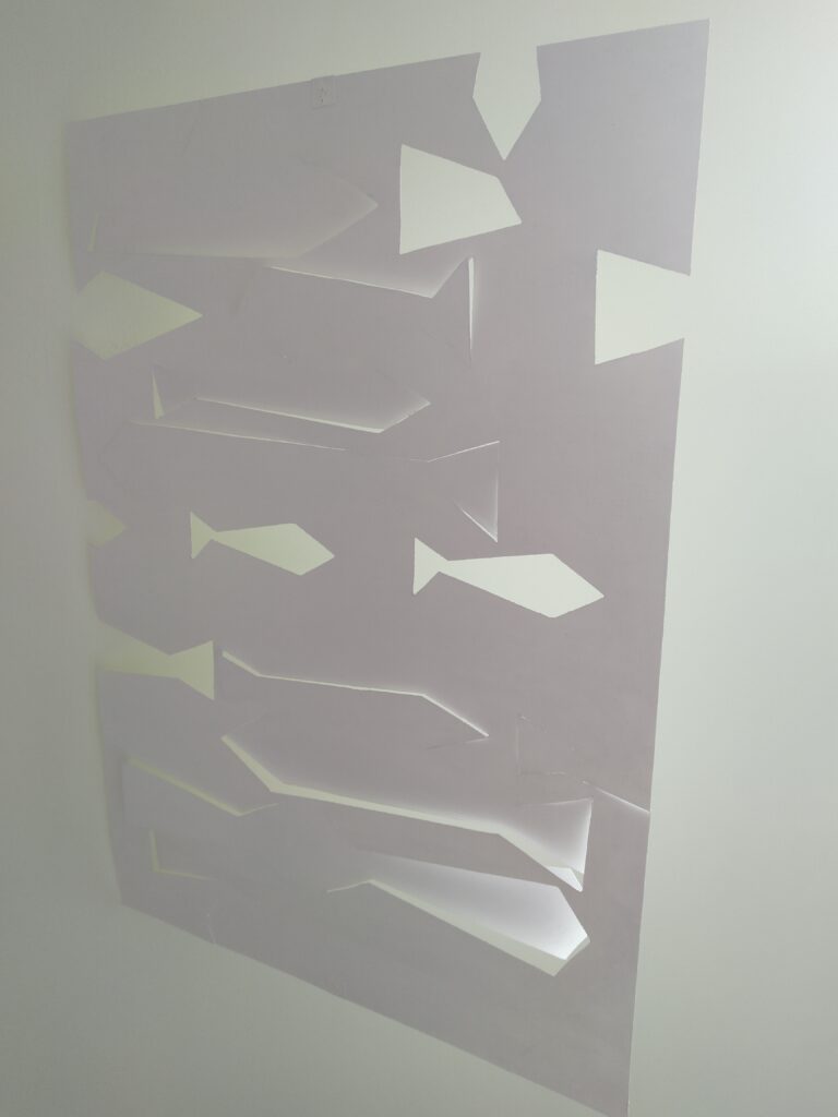Neo Spaziale 4D mobile nr. 2021.3.23 and titled “no bow ties only ties allowed”.
