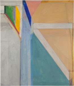 Richard Diebenkorn Ocean Park #23, 1969 Oil and charcoal on canvas 93 x 81 inches © Richard Diebenkorn Foundation